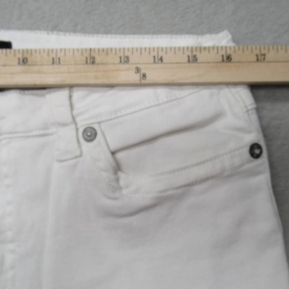 True Religion Jennie Curvy Jeans Women Mid Rise Skinny 32X24 Tapered Capri Denim - Picture 13 of 16